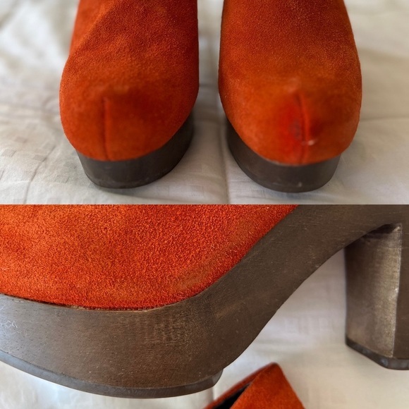 Rachel Comey Red Suede Mules - Picture 16 of 16